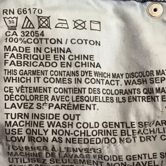 BDG High Rise Cheeky Distressed Studded Denim Shorts Size 27 - Picture 4 of 4